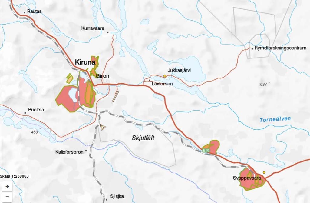 4.3 Mineralförekomster och täkter Mineraler Inom Kiruna kommun finns förekomster av efterfrågade mineraler.