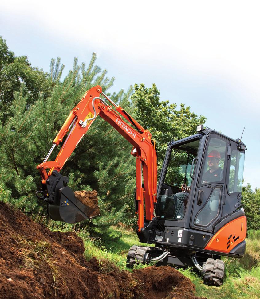 ZAXIS-3-serien HYDRAULISK GRÄVMASKIN Modell: ZX16-3 / ZX18-3 Nominell motoreffekt: