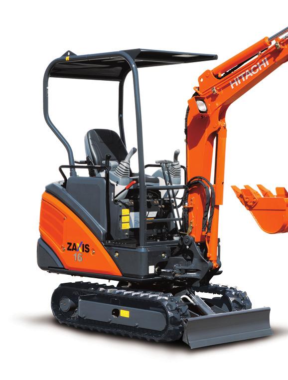 Nya ZX16-3 och ZX18-3, fylld av nya idéer för diverse arbetsbehov Nya Hitachi ZX16-3 och ZX18-3 har utformats för större arbetsbehov, med en mängd förbättringar och ökad prestanda.