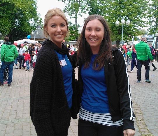 Malin Lindberg och Fanny Enestam medlemsvärvade för föreningen under sommaren och pratade miljöfrågor med ålänningar ute på gator, torg och evenemang. Vi vill bli fler!