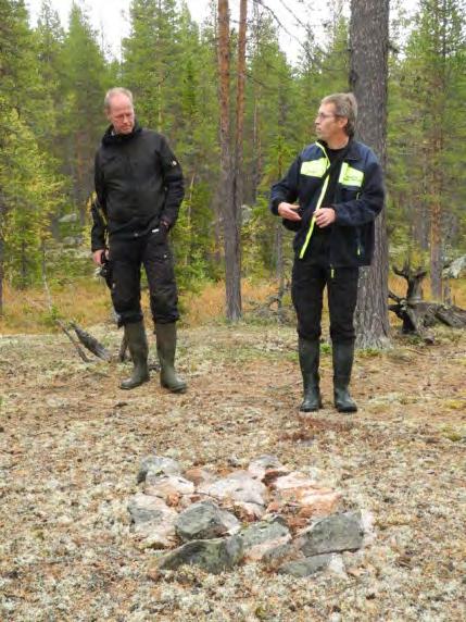 Här har Skog & Historia bedrivits tidigare med en väldigt duktig inventerare, trots det så kunde vi identifiera flera nya lämningar utifrån flygscanningsbilderna och förtäta fångstgropar.