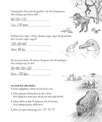 På så sätt får läraren en uppfattning om elevens kunskapsnivå och var bristerna finns. Uppgifter där svaret är utelämnat eller felaktigt, tränas sedan extra med t.ex. winnetkakort.