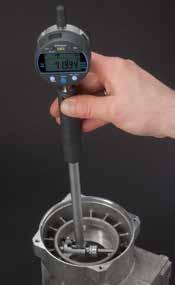 2 mikrometrar, invändig mikrometer 1 inställningsring 568-924 6 12 Digital 3-punkts ± 5* 0,001 Inkl.