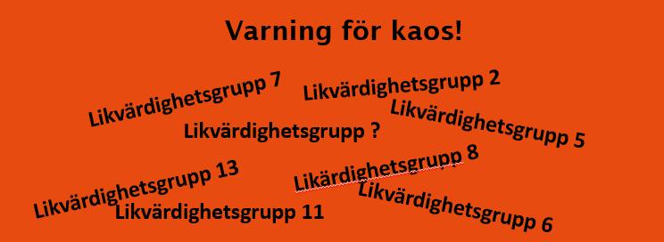 Att förklara genom att bortförklara Förklaring inom en likvärdighetsgrupp: Medarbetarna