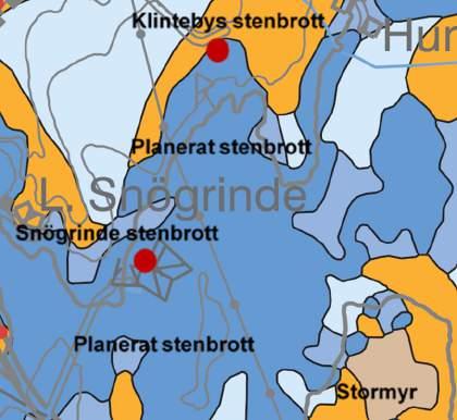 Stenbrott i drift, Nedlagt stenbrott.