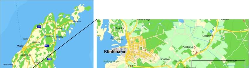 3.2 Bakgrund SMA Mineral bedriver i dagsläget brytning av kalksten i två mindre kalkbrott inom fastighet Klinte Klintebys 1:5 på Gotland.
