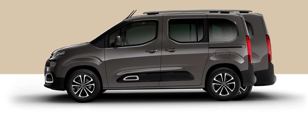 M 2 STORLEKAR MED PLATS FÖR HELA FAMILJEN XL UPP TILL 7 PERSONER 1 7 Nya Citroën Berlingo finns numera i två längder med perfekt avvägda mått och harmoniska linjer.
