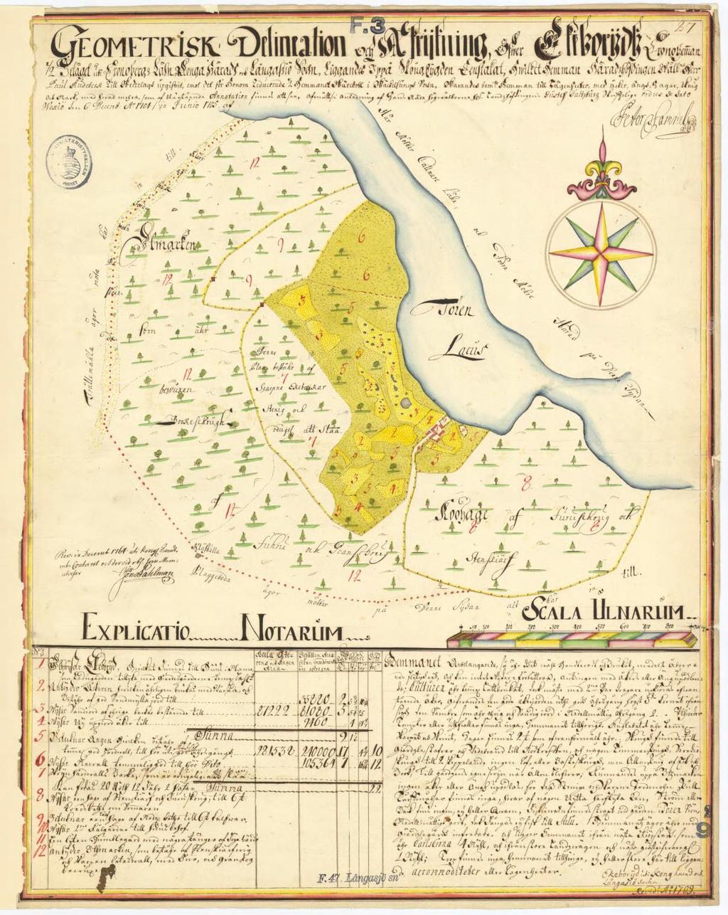 Ekeboryd är en av få byar i socknen som har en 1700-talskarta. Eftersom den är daterad 1705 kan man säga att den illustrerar hur byn såg ut på 1600-talet.