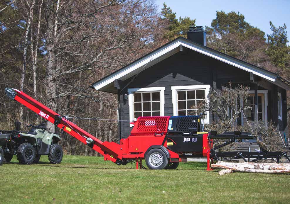 Den nya formgivningen på kolven förbättrar klyvningen av ved av alla storlekar, och tack vare den nya designen rengörs bettet också bättre, och det är lättare att justera höjden på bettet.