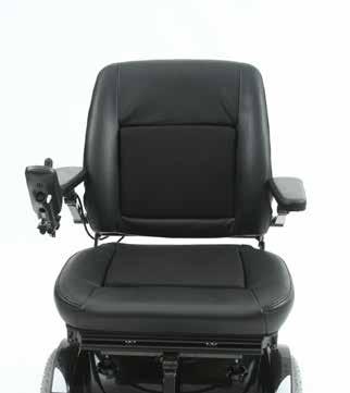 Sittsystem Comfort Möjlighet att vinkla den övre delen separat.