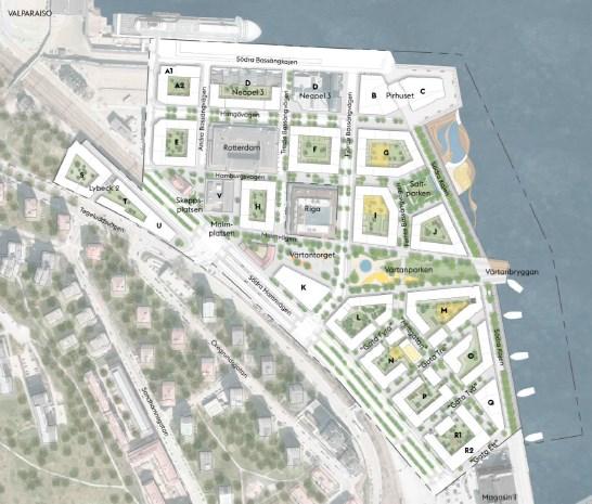 Sida 10 (20) 5. Mänsklig skala i effektivt markutnyttjande Ny bebyggelse skapar tillsammans med den befintliga en tät stadsstruktur där alla ytor i vertikala led utnyttjas intensivt.
