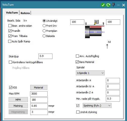 Även Profilexperten kan nu användas för 2D bearbetning på STL modeller.