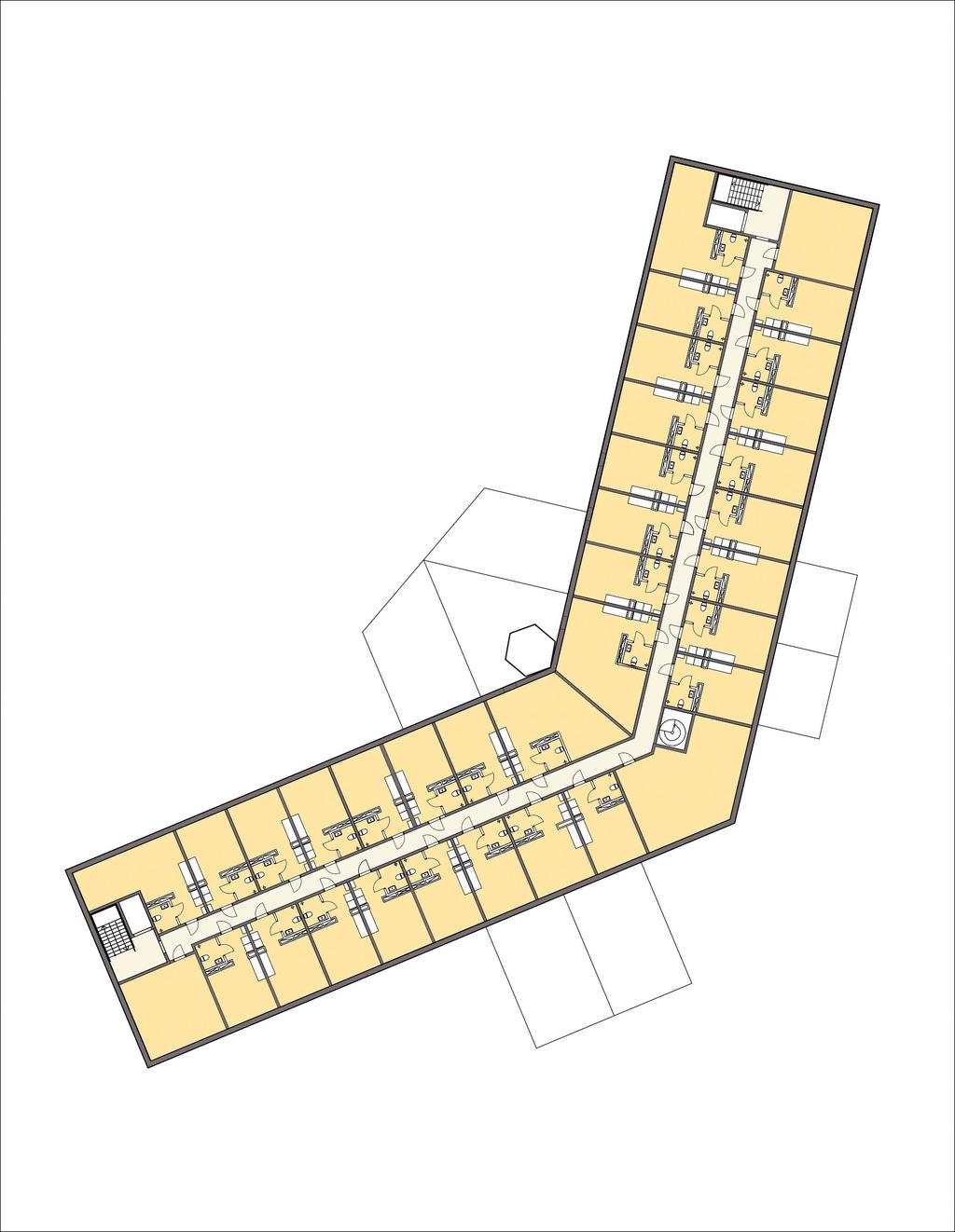 PLAN 4 Antal lägenheter 26 kvm: 27 st Antal lägenheter 30 kvm: 1 st Antal lägenheter