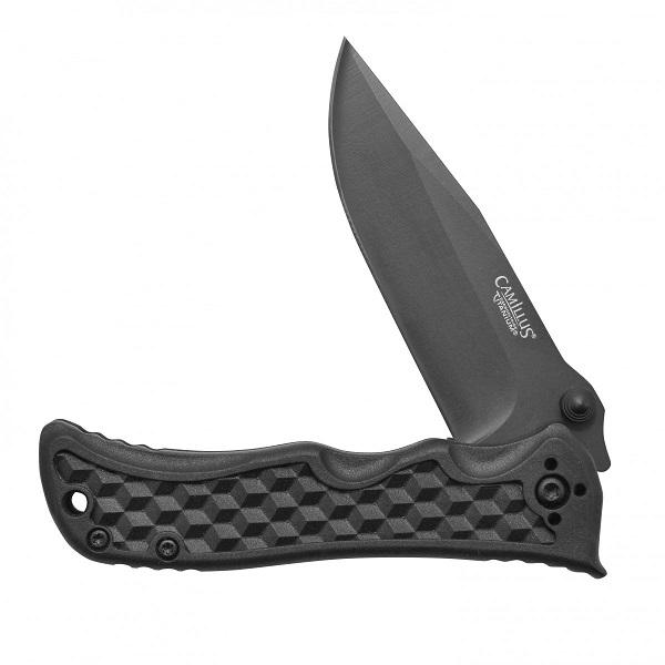 Bältesclip i metall. Totallängd 175 mm. Bladlängd 75 mm. SB-packad. Art.nr: 9919227 EAN: 016162192279 Fällkniv Jakt FK-7.5 Titan AUS-8, clips, 7,6 cm Camillus Jaktkniv FK-7.