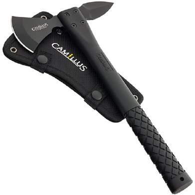 Yxa Outdoor Camtrax Titan med såg/hammare/hölster Camillus Yxa Camtrax Titan är en amerikansk Outdoor yxa framtagen och designad för att tåla tuffa tag i skog och vildmark för jakt, camping, hiking,