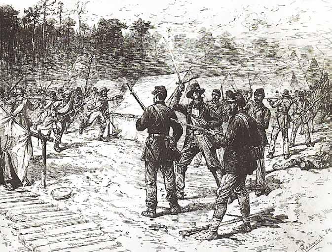 amerikanska inbördeskriget 32 Sjätte Iowa vid Shiloh 1862 av anders frankson, militärhistorisk författare K apten Fabian Brydolf mönstrade sitt kompani på morgonen den 6 april 1862, hela regementet,