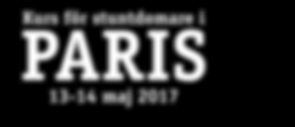 Kurs för stuntdomare i PARIS 13-14 maj 2017 Serge Delabarde tog tidigt i våras initiativ till att genomföra en internationell domarkurs.