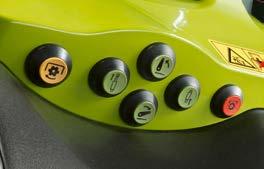 Utrustningsnivån för bakre trepunktslyften kan fastställas enligt de krav som ska uppfyllas: Hitchkrok I kopplingssliden: Automatkoppling, 38 mm K80 kuldrag CUNA-koppling