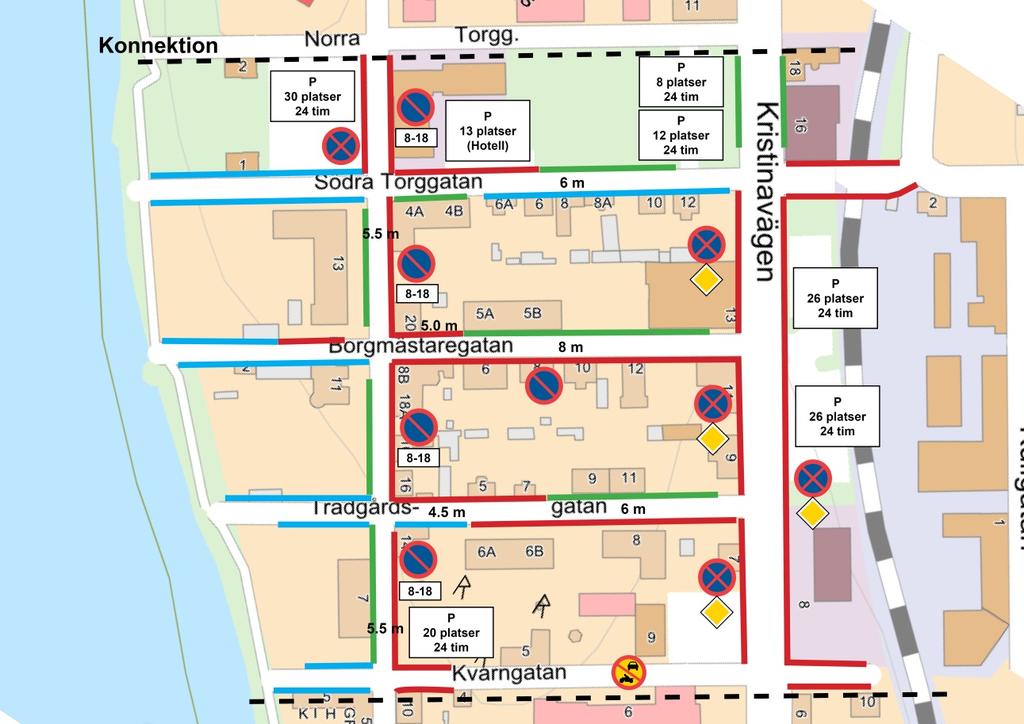 Sammanfattande analys Denna del av centrum har något mindre andel handel och anspråken på den typen av parkering är därmed lägre än för den övre centrala delen.