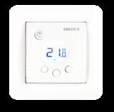EB-THERM 800 EB-Therm 800 är en unik DIN-monterad termostat som monteras i elcentralen. Den passar för alla typer av värmeinstallationer och låter dig välja mellan fyra olika driftlägen.