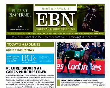 800 TRIO VINNARE 1000m Exclusive offer EUROPEAN BLOODSTOCK NEWS FREE for 14 days and then a 20% subscription discount* 1 ROSSMOS SECRET (NOR) Hcp 78 69 kg Andreas Tapia Dalbark (71 kg) 7 år, brun,