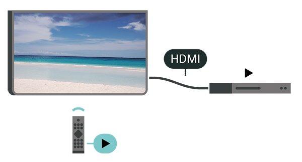* Tillgängligt när källan är inställd på HDMI 2 eller HDMI 3 Format som stöds för HDMI Ultra HD-alternativ: Slå på EasyLink inställningar > Allmänna inställningar > EasyLink > EasyLink > På Styr HDMI