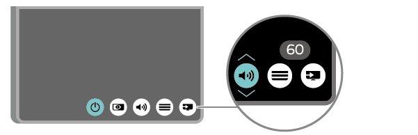 2 IR-sensor TV:n kan ta emot signaler från fjärrkontroller som använder IR (infrarött).