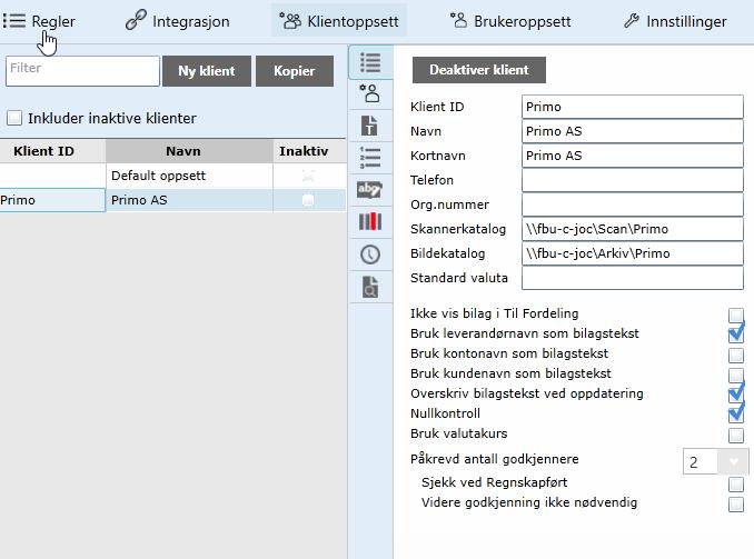 Kom ihåg att användare som ska importera till en skanningskatalog måste köra Compello Invoice Approval från skrivbordsikonen.