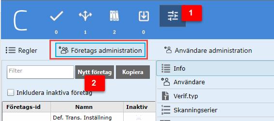 Företagsinställningar Lär dig mer om Företagsinställningar Ett företag är en redovisningsenhet.