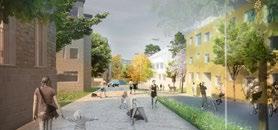 22 LANFÖRSLAGETS HUVUDDRAG strategier för att uppnå projektmålet ORIENTERBARHET 1 Finmaskighet 3 arkeringsmöjligheter 4 Blå parken Ett finmaskigt gatunät för alla trafikslag ger en bra grund för hela