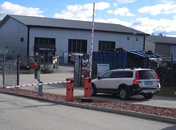 Figur 4 Bomsystem vid Håbo kommuns återvinningscentral i Västerskog. Besöksfrekvens Hushåll som betalar avfallsavgift har via sitt kort tillgång till anläggningen utan begränsningar (s.k. fria besök ).