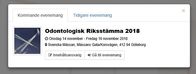 Innehållsansvarig får ett mail med länk till seminariet Om du är innehållsansvarig för mer än ett seminarium får du flera mail: ett per seminarium.