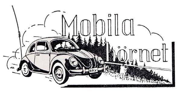 MOBILA HÖRNET Ur tidskriften RADIOAMATÖREN från 1923 hittar vi denna lyx utrustade och toppmoderna polisbil.