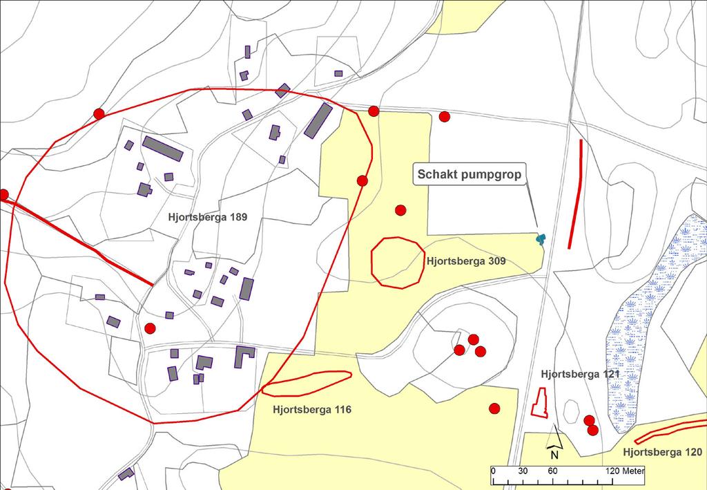 Topografi och fornlämningsmiljö Naturmiljön kring Västra Vång får sin nuvarande form under istidens slutskede.