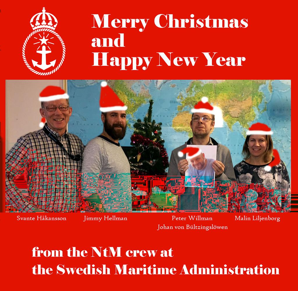 2016-12-22 5 Nr 630 Julkort Swedish NtM, editorial staff. Publ. 22 december 2016 UNDERRÄTTELSER Norra Östersjön * 11707 Sverige. Norra Östersjön. NO om Gustaf Dalén.