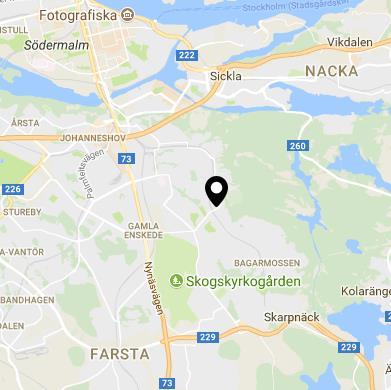 ZickZack, Kärrtorp C, Stockholm Tre flerfamiljshus invid Kärrtorpsplan med