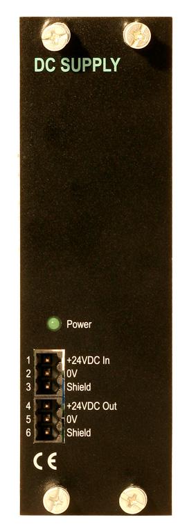 G4 Flerkanaligt Vägningsinstrument DC SUPPLY 24 V Matningsenhet Den externa likspänningskällans märkspänning skall vara 24 V, ±15% inklusive spänningsvariationer, min. 40 W.