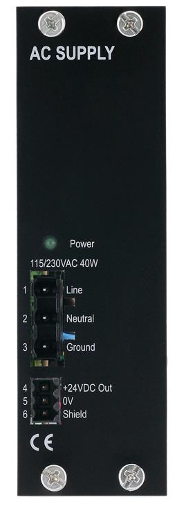 Teknisk handbok AC SUPPLY 110-240 V~ Matningsenhet! Kabeln för nätmatning skall förläggas separat, åtskild från kablage av typ SELV eller SELV-E.