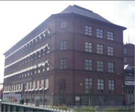 En stor eldsvåda 1926 förstörde de tidigare byggnader som var avsedda för blekeri, färgeri och apparatur. Den aktuella byggnaden uppfördes för dessa ändamål och stod färdig 1928.