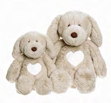 grå 72cm, 1 st/fpk 1552 Teddy Cream