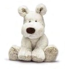 Cream Hund, liten, grå