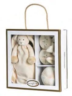 giftbox, kanin 24x24cm, 2 st/fpk 2795 Diinglisar, giftbox, kossa