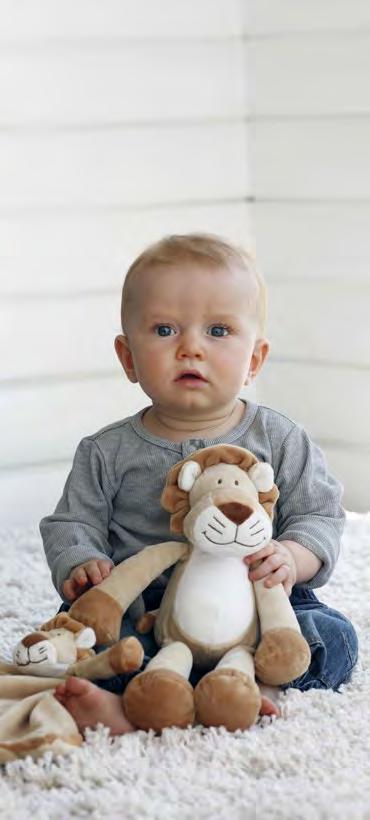 Diinglisar Wild, Skallra, Lejon 15cm, 4-36M+ BPA FREE 2513