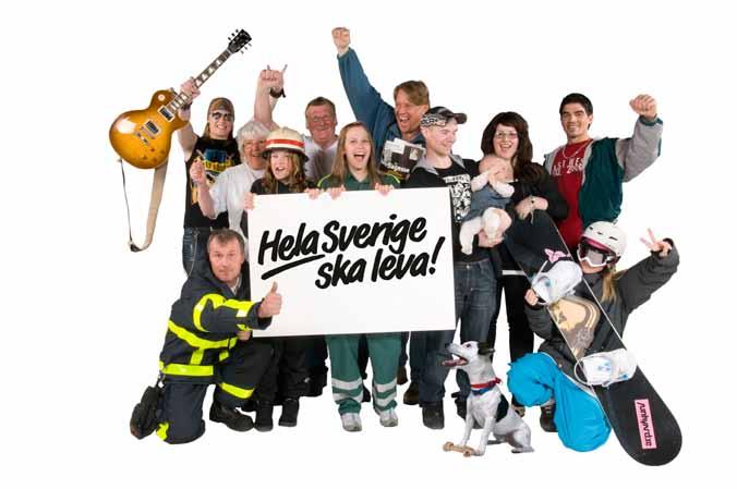 Riksorganisationen Hela Sverige ska leva Vi är en ideell förening som bildades 1989 i slutet av den stora kampanjen Hela Sverige ska leva.