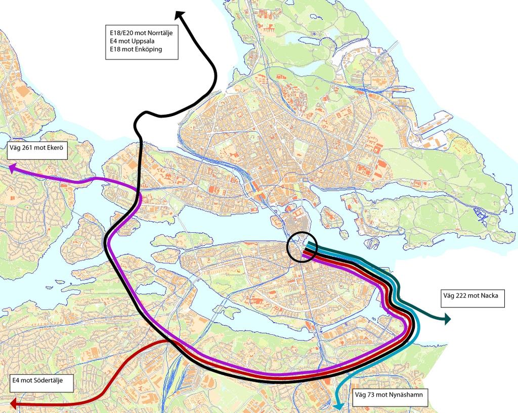 Lastbilstransporter Vid mindre mängder schaktmassor och för farligt avfall bedöms lastbil vara det rimligaste alternativet, om möjligt kommer citytrailer 1 med större lastkapacitet att användas.