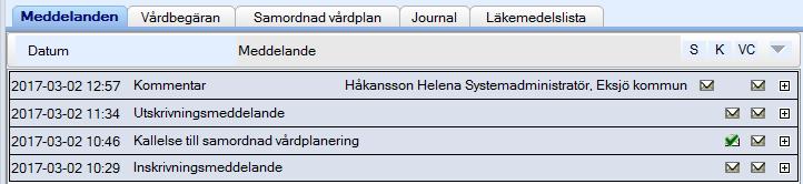 Link När patienten är utskriven från slutenvården aktiveras fliken Läkemedel