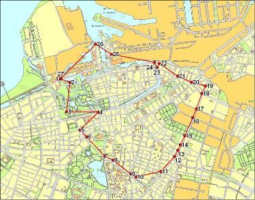 2.1.4 Malmö I figur 12 redovisas en jämförelse av trafiken i Sampers och för snitt i