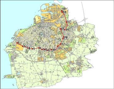 Trafiken i Malmö är för vardagsmedeldygn som justerats till ÅDT med en faktor på 0,9.