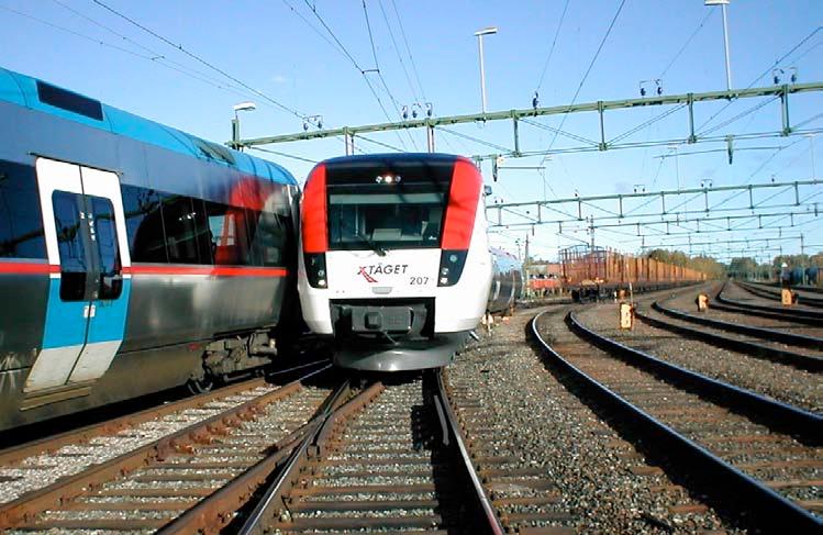 12 Bild 1. Bilden visar fordonen som de stod efter att kollisionen inträffat.