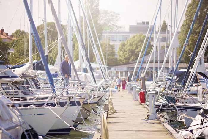 GÄSTHAMNSNÄTVERKET Under året formaliserades gästhamnsnätverket på Åland.